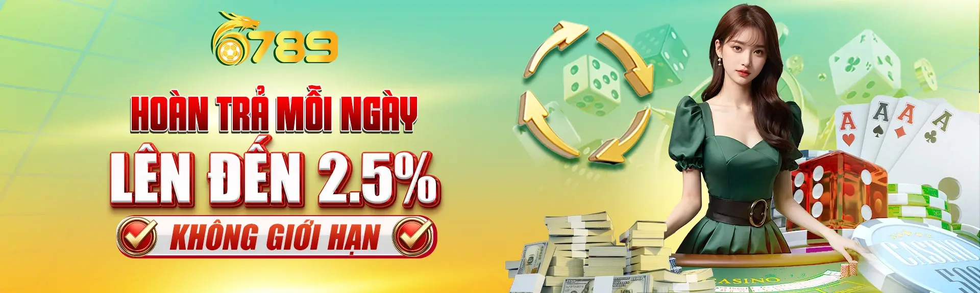 Hình giới thiệu casino trực tuyến và các bàn chơi phổ biến tại 6789